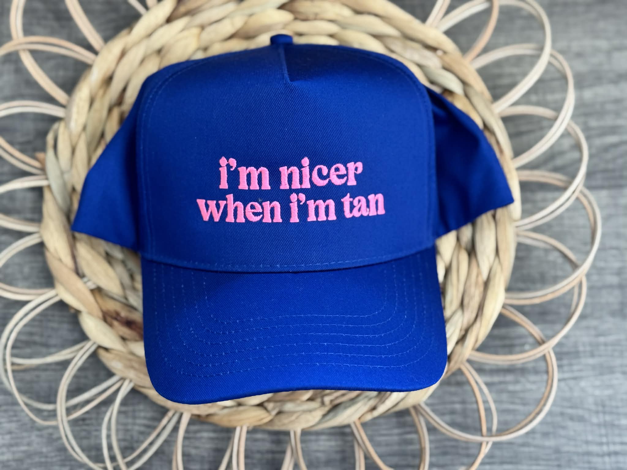 I'm Nicer When I'm Tan Trucker Hat