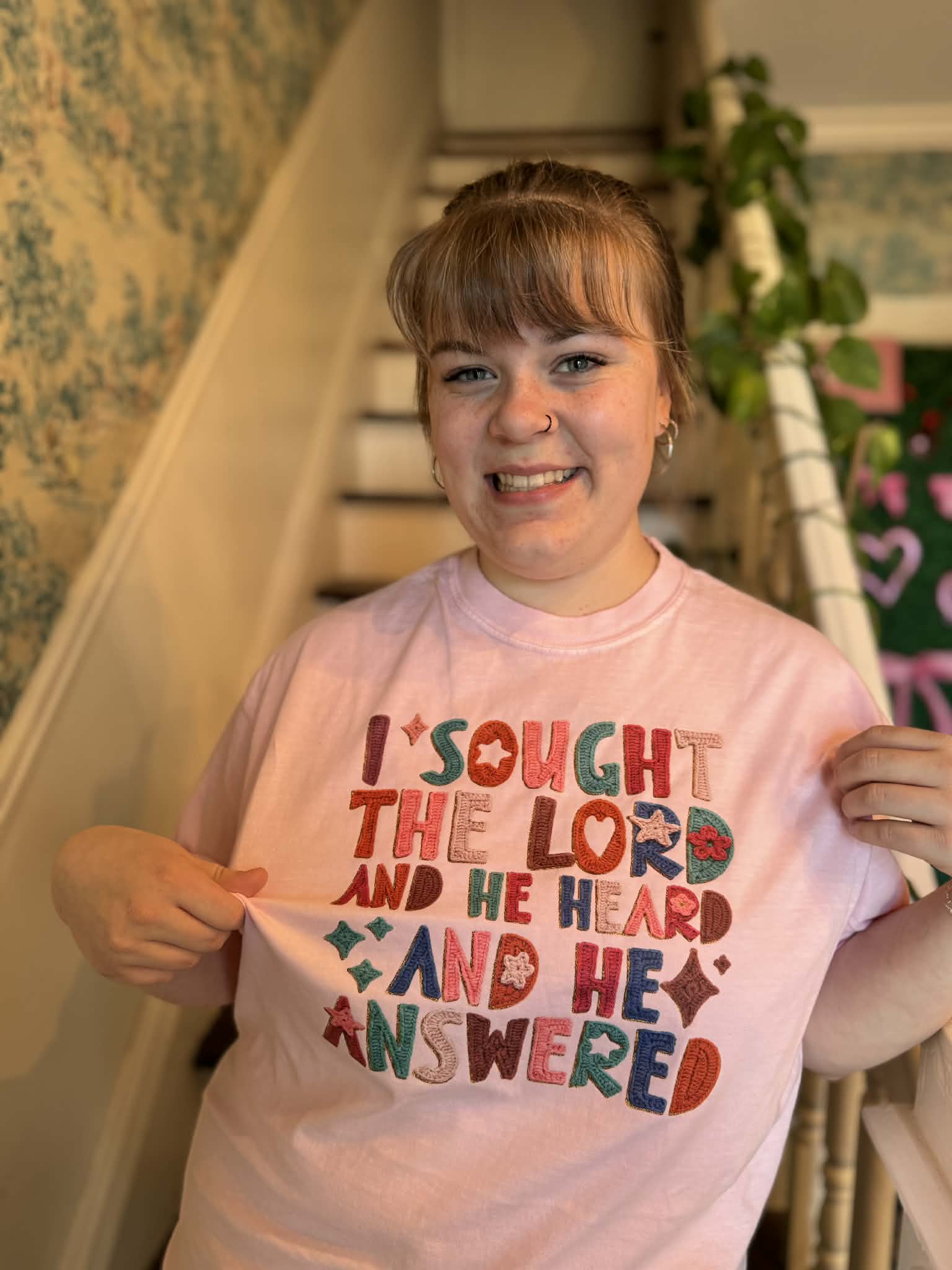 I Sought The Lord And He Answered Graphic Tee - Comfort Colors