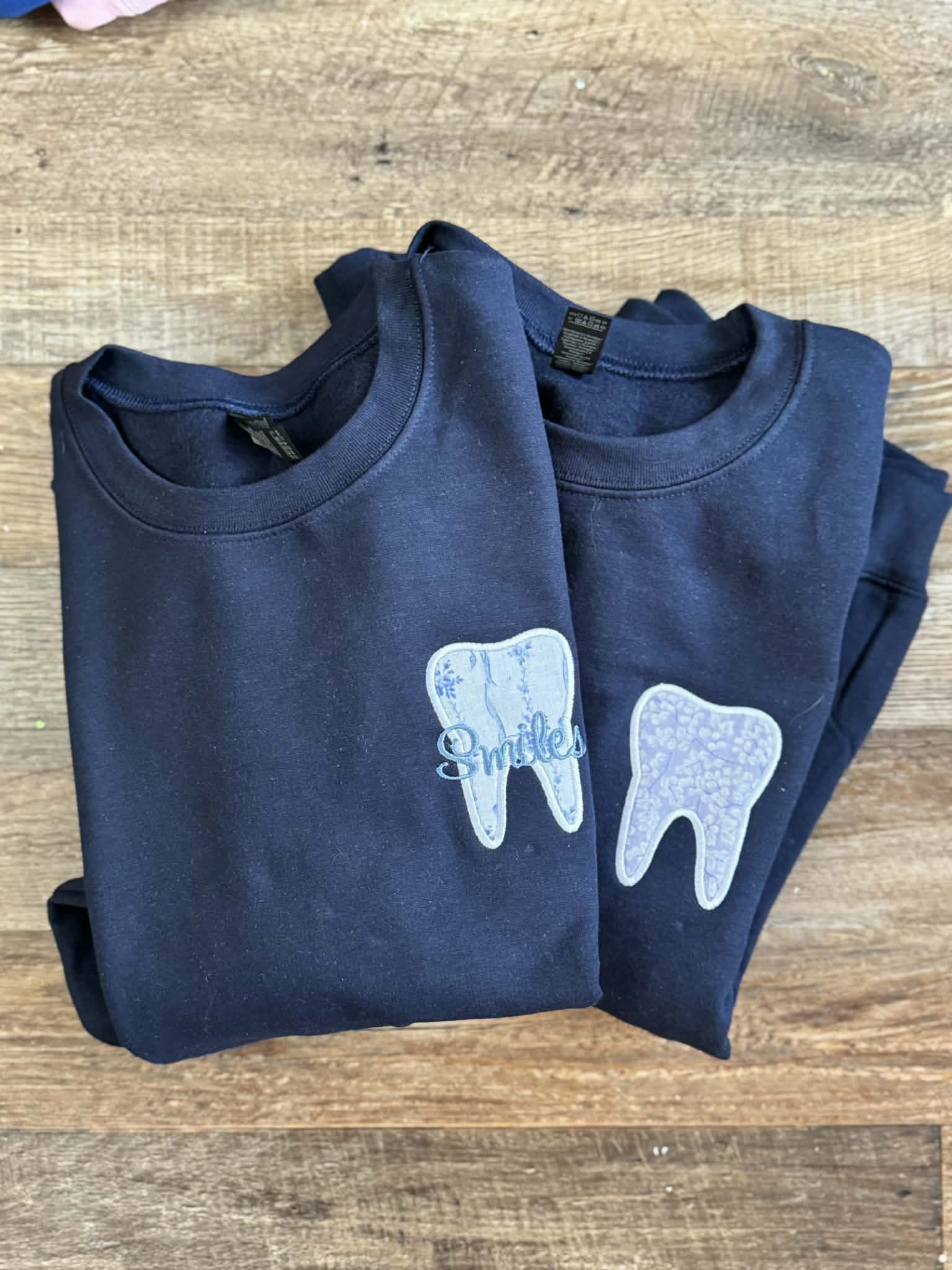 Custom Dental Applique Sweatshirt