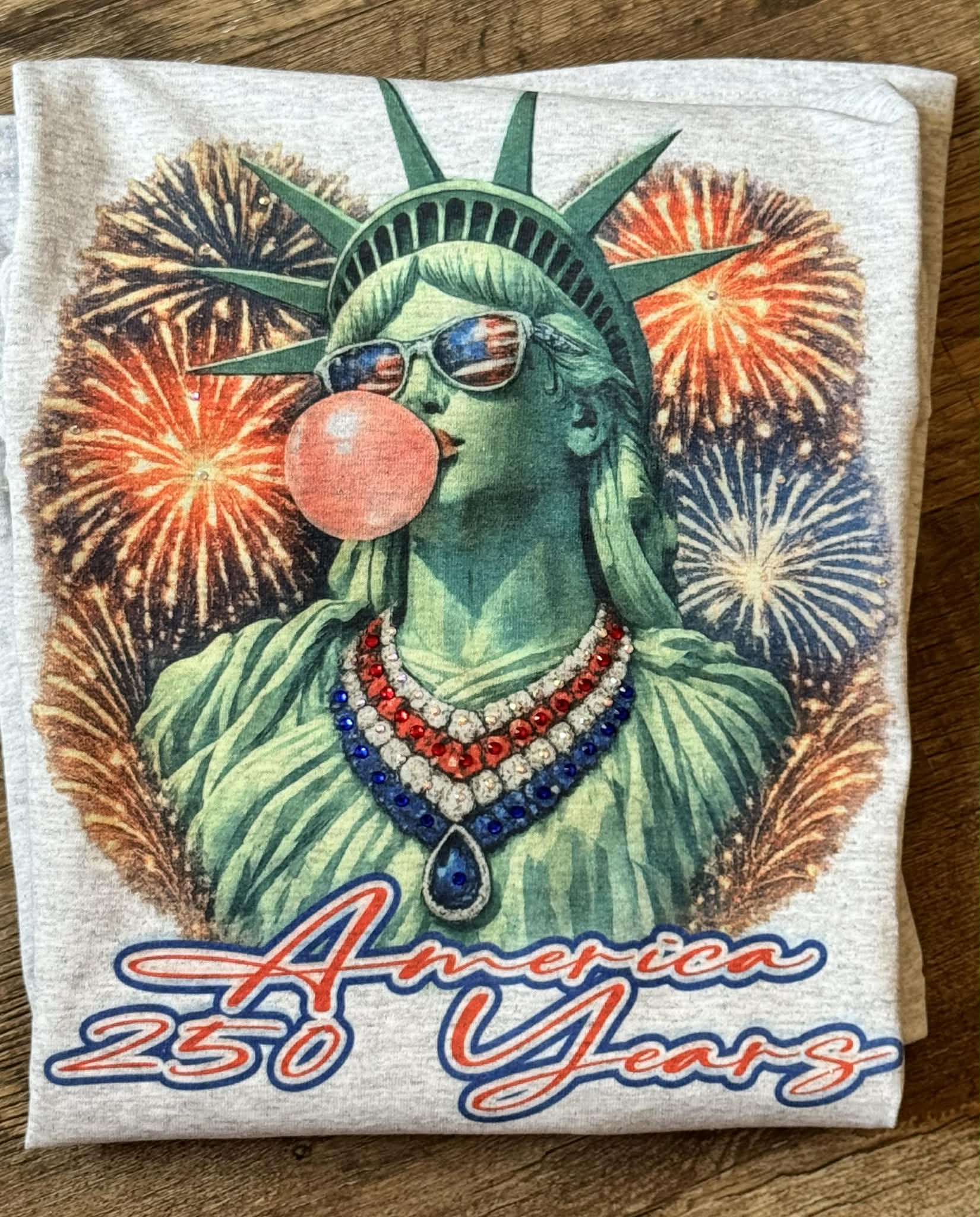 America 250 Years Statue of Liberty Graphic Tee