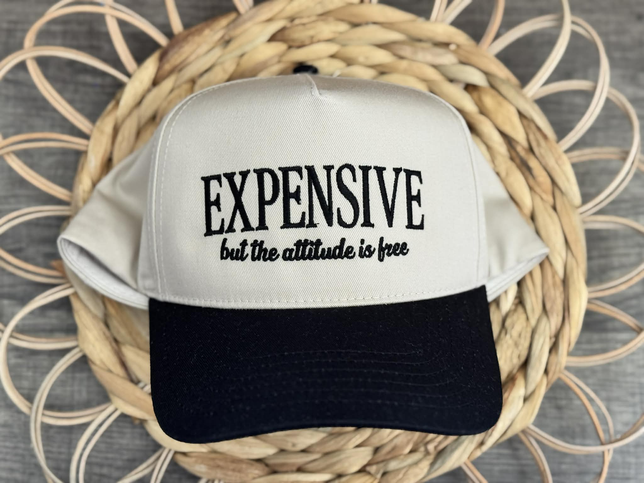 Expensive But The Attitude Is Free Trucker Hat