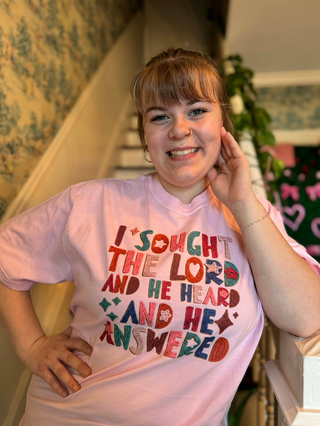 I Sought The Lord And He Answered Graphic Tee - Comfort Colors