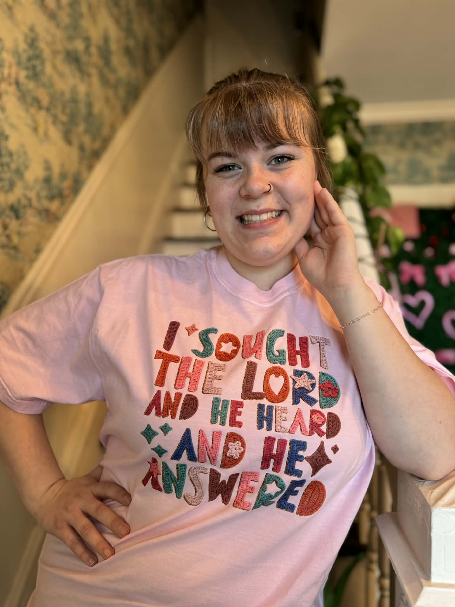 I Sought The Lord And He Answered Graphic Tee - Comfort Colors