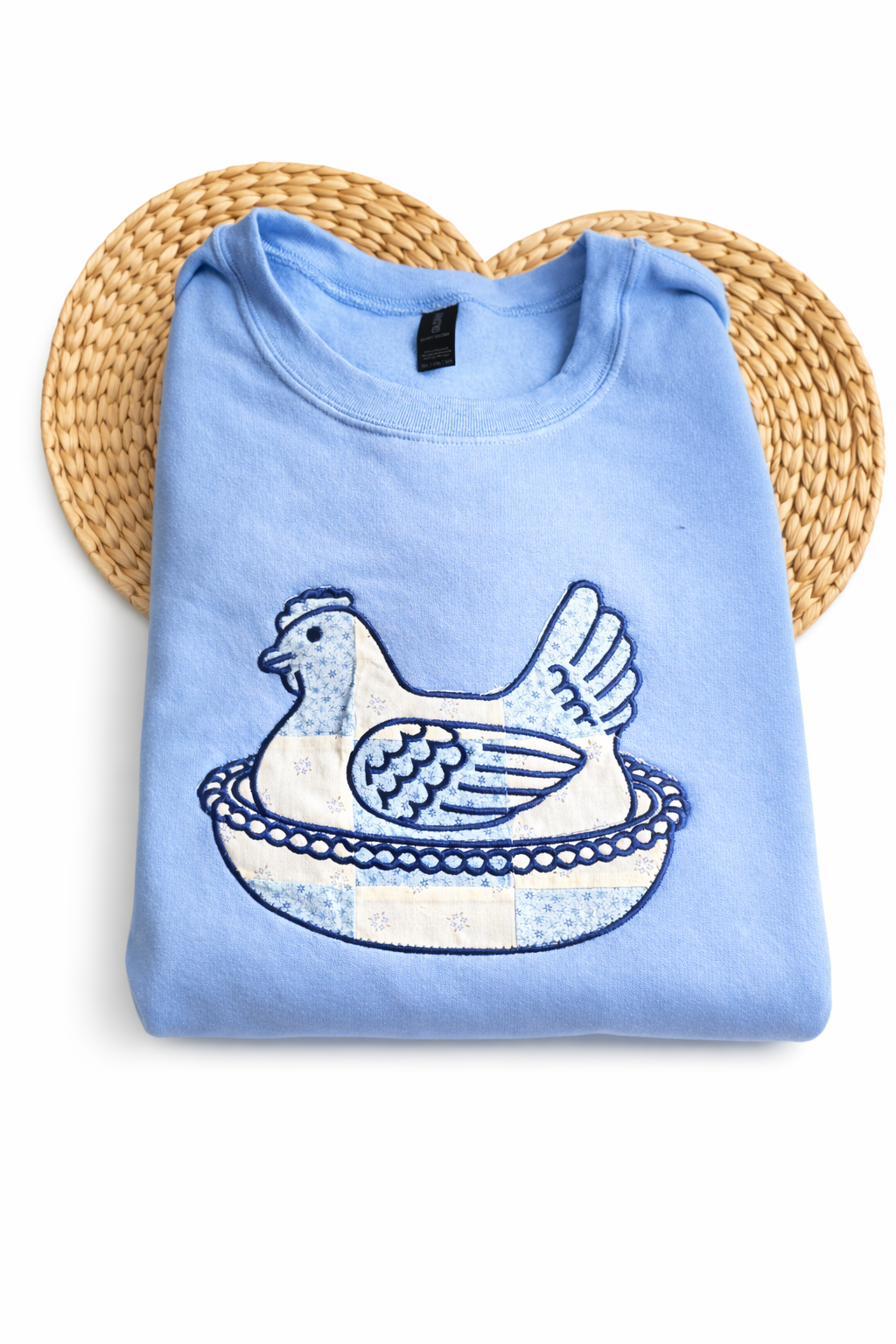 Vintage Quilt Chicken Sweatshirt