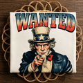 WANTED Uncle Sam Patriotic Tee