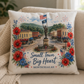 Small Town Big Heart – Monticello, KY Throw Pillow
